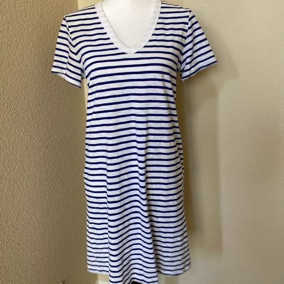 Universal Thread Navy Striped Dress - Picture 2 of 4